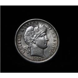 1915-p Barber Dime 10c Grades au58