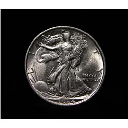 1934-d Walking Liberty Half Dollar 50c Grades Select Uncirculated ms63