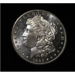 DMPL 1884-cc/cc Morgan Dollar Grades Choice Uncirculated ms64 DMPL