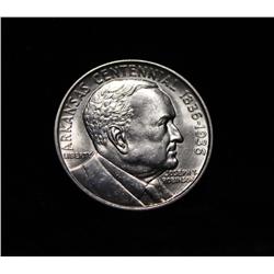 1936 Arkansas-Robinson Commemorative Half Dollar Grades Gem Uncirculated ms66