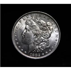1882-o/s Morgan Dollar Grades Select Uncirculated ms63  TOP 100