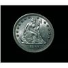 Image 1 : 1891-p Seated Liberty Quarter 25c Grades Select Uncirculated ms63   PL Reverse
