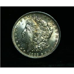 1889-o Morgan Dollar Grades Gem Uncirculated ms64   Stunning Toning