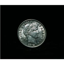1912-p Barber Dime 10c Grades Select Uncirculated ms63