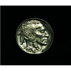 1927-p Buffalo Nickel 5c Grades Gem Uncirculated ms66