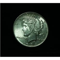 1934-d  Peace Dollar Grades Choice Uncirculated ms64
