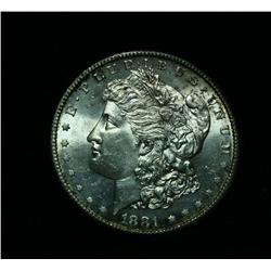 1881-s Morgan Dollar $1 Grades Choice Uncirculated ms64+
