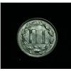 Image 2 : 1866 Three Cent Nickel 3c grades Select Uncirculated ms63  Vastly superior eye appeal