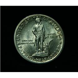1925 Lexington-Concord Sesquicentennial 50c Commemorative Grades Choice Uncirculated ms64