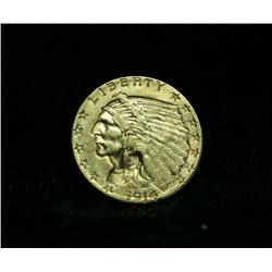 1914-d $2 1/2 Gold Indian Grades ms61
