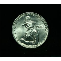 1920 Pilgrim Tercentenary Commemorative Half Dollar Grades Gem Uncirculated ms65