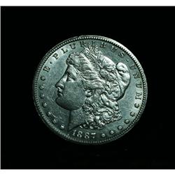 1887-s Morgan Dollar $1 Grades au50