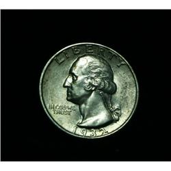 1932-p Washington Quarter 25c Grades Select Uncirculated ms63