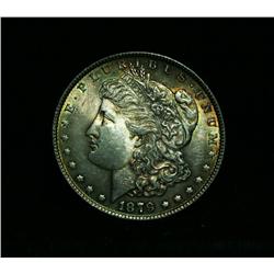 1879-p Morgan Dollar Grades Choice Uncirculated ms64  Beautifully Toned