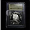 Image 1 : 1990-p Eisenhower Centennial Proof Commemorative Silver Dollar graded PR70 DCAM