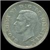 1941 Britian 3p Silver AU+ ERROR (COI-8822)
