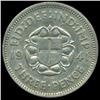 Image 2 : 1941 Britian 3p Silver AU+ ERROR (COI-8822)