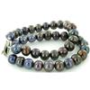 Black Saltwater Baroque Pearl 2 Strand Bracelet (JEW-2588)