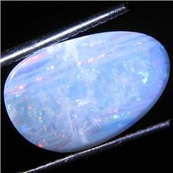1.56ct Australian Black Opal Doublet Full Fire (GEM-31416)