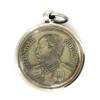 Vintage' Thai Silver Rama V Nickel Coin Amulet in Nickel Pendant Case (ANT-1236)