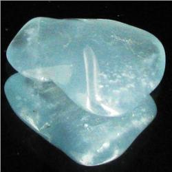 13ct Strong Blue Freeform Aquamarine Cabochon (GEM-33712)