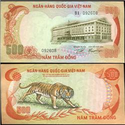 1972 Vietnam 500 Dong Crisp Circulated (CUR-06286)