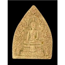 Thai Temple Buddha Amulet (ANT-1173)