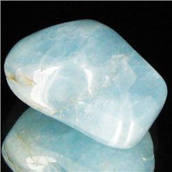 28.7ct Strong Blue Freeform Aquamarine Cabochon (GEM-33673)