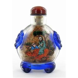 Antique Chinese Peking Glass Snuff Bottle (ANT-1484)