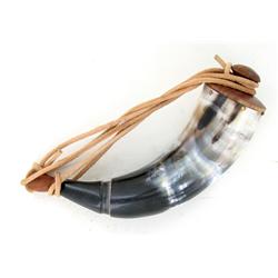 US West Indian Buffalo Polished Powder Horn (CLB-686)