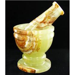 Thai Jade Mortar and Pestle (DEC-436)