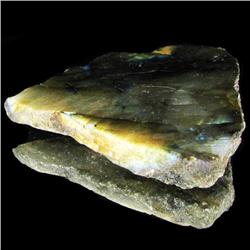 169.25ct Flashy Peacock Color Labradorite Slab (GEM-33647)