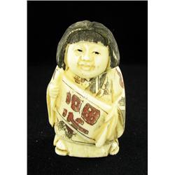 Chinese Handcarved Bone Netsuke (CLB-755)