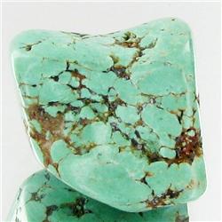31.35ct Green Turquoise Freeform Cabochon (GEM-33810)