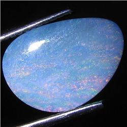 2.05ct Australian Black Opal Doublet Full Fire (GEM-31469)