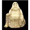 Chinese Handcarved Bone Seated Buddha (CLB-712)