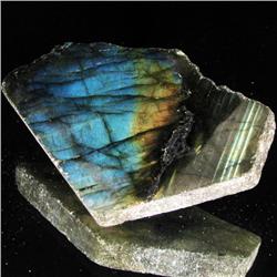 162.1ct Flashy Peacock Color Labradorite Slab (GEM-33620)
