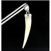 Sterling Mother of Pearl Horn Pendant (JEW-2015)