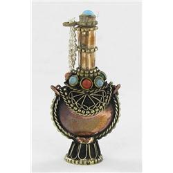 Tibet Copper Snuff Bottle (ANT-1542)