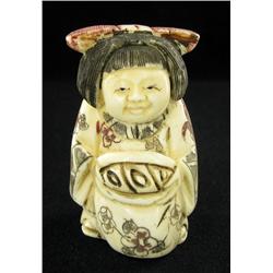 Chinese Handcarved Bone Netsuke (CLB-759)