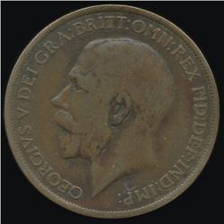 1913 Britain 1p VF/XF (COI-8891)