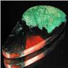 67.22ct Rare Banded Red Green Agate Cabochon (GEM-33132)