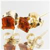 Image 2 : 1.15ctw Citrine 10k Gold Earrings (JEW-2912)