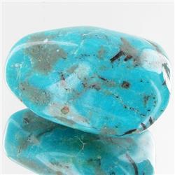 49.15ct Blue Mex. Turquoise Freeform Cabochon (GEM-33839)