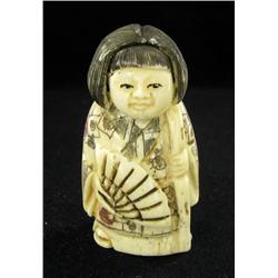 Chinese Handcarved Bone Netsuke (CLB-758)