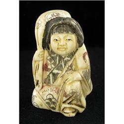 Chinese Handcarved Bone Netsuke (CLB-767)