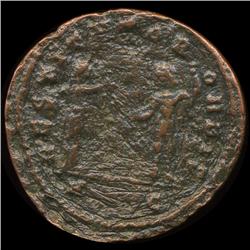 300AD Roman Bronze Coin Higher Grade (COI-9089)