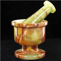 Thai Jade Mortar and Pestle (DEC-432)