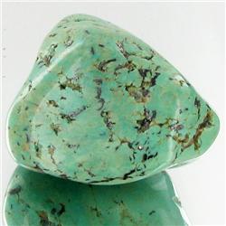 53.35ct Green Turquoise Freeform Cabochon (GEM-33790)