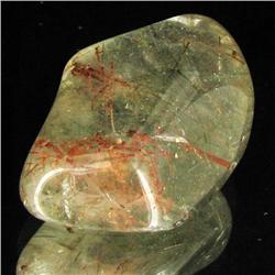 60.15ct Tourmaline Rutilated Quartz Freeform Cabochon (GEM-33870)